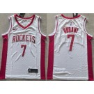 Men's Houston Rockets #7 Kevin Durant White Swingman Jersey