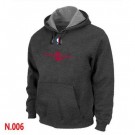 Men's Houston Rockets Dark Grey Printed Pullover Hoodie