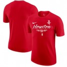 Men's Houston Rockets Red Association Official Ucensed T Shirt