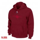 Men's Houston Rockets Red Printed Pullover Hoodie
