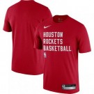Men's Houston Rockets Red Sideline Legend Performance Practice T Shirt
