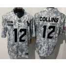 Men's Houston Texans #12 Nico Collins Limited Arctic Camo 2024 Salute to Service Jersey
