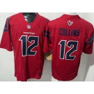 Men's Houston Texans #12 Nico Collins Limited Red FUSE Vapor Jersey