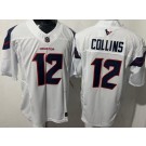 Men's Houston Texans #12 Nico Collins Limited White FUSE Vapor Jersey