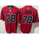 Men's Houston Texans #28 Joe Mixon Limited Red FUSE Vapor Jersey