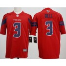 Men's Houston Texans #3 Tank Dell Limited Red Vapor Jersey