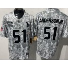 Men's Houston Texans #51 Will Anderson Jr Limited Arctic Camo 2024 Salute to Service Jersey