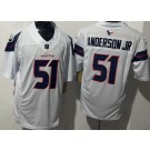 Men's Houston Texans #51 Will Anderson Jr Limited White FUSE Vapor Jersey