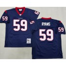 Men's Houston Texans #59 DeMeco Ryans Navy 2006 Throwback Jersey
