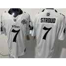 Men's Houston Texans #7 CJ Stroud Limited White Screwstan FUSE Vapor Jersey