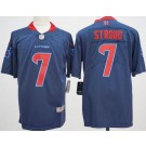 Men's Houston Texans #7 CJ Stroud White Limited Navy Alternate 2024 Vapor Jersey