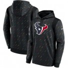 Men's Houston Texans Black 2021 Crucial Catch Therma Pullover Hoodie