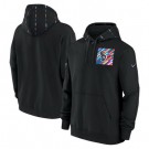 Men's Houston Texans Black 2023 Crucial Catch Club Pullover Hoodie