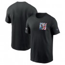 Men's Houston Texans Black 2023 Crucial Catch Sideline TriBlend T Shirt