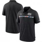 Men's Houston Texans Black Crucial Catch Polo