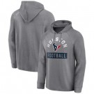 Men's Houston Texans Gray No Time Off Raglan Pullover Hoodie