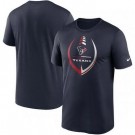 Men's Houston Texans Navy Icon Legend Performance T Shirt