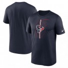 Men's Houston Texans Navy Legend Icon Performance T Shirt