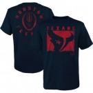 Men's Houston Texans Navy Liquid Camo Logo T Shirt