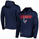 Men's Houston Texans Navy Printed Pullover Hoodie 302623