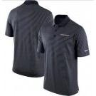 Men's Houston Texans Navy Sideline Lock Up Victory Performance Polo