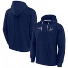 Men's Houston Texans Navy Super Soft Fleece Pullover Hoodie