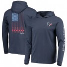 Men's Houston Texans Navy Vineyard Vines Hoodie Long Sleeve T Shirt