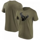 Men's Houston Texans Olive Legacy T Shirt
