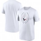 Men's Houston Texans White Legend Icon T-Shirt