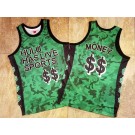 Men's Hulu Has Live Sports $$ Money Green Mesh Authentic Jersey