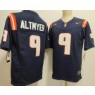 Men's Illinois Fighting Illini #9 Luke Altmyer Limited Navy College Football Jersey