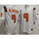 Men's Illinois Fighting Illini #9 Luke Altmyer Limited White College Football Jersey