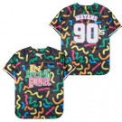 Men's In Living Color #90 Wayans Black Baseball Jersey