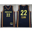 Men's Indiana Fever #22 Caitlin Clark Navy Swingman Jersey