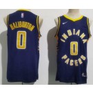 Men's Indiana Pacers #0 Tyrese Haliburton Navy Icon Swingman Jersey