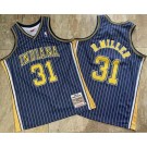 Men's Indiana Pacers #31 Reggie Miller Navy 1994 Throwback Authentic Jersey