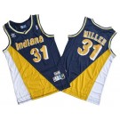Men's Indiana Pacers #31 Reggie Miller Navy Hollywood Classic Swingman Jersey
