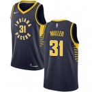 Men's Indiana Pacers #31 Reggie Miller Navy Icon Hot Press Jersey