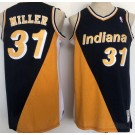 Men's Indiana Pacers #31 Reggie Miller Navy Throwback Swingman Jersey
