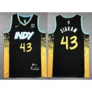 Men's Indiana Pacers #43 Pascal Siakam Black 2023 City Sponsor Swingman Jersey