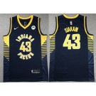 Men's Indiana Pacers #43 Pascal Siakam Navy Icon Sponsor Swingman Jersey