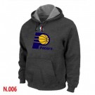 Men's Indiana Pacers Dark Grey Printed Pullover Hoodie