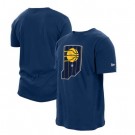 Men's Indiana Pacers Navy City Printed T Shirt 211087