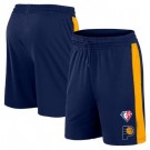 Men's Indiana Pacers Navy Yellow Break it Loose Shorts