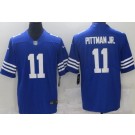 Men's Indianapolis Colts #11 Michael Pittman Jr Limited Blue Alternate Vapor Jersey