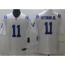 Men's Indianapolis Colts #11 Michael Pittman Jr Limited White Vapor Jersey