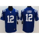 Men's Indianapolis Colts #12 Andrew Luck Limited Blue Vapor Untouchable Jersey