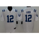 Men's Indianapolis Colts #12 Andrew Luck Limited White Vapor Untouchable Jersey