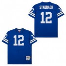 Men's Indianapolis Colts #12 Roger Staubach Blue 1971 Throwback Jersey