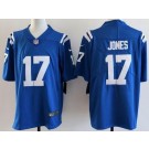 Men's Indianapolis Colts #17 Daniel Jones Limited Blue Vapor Jersey